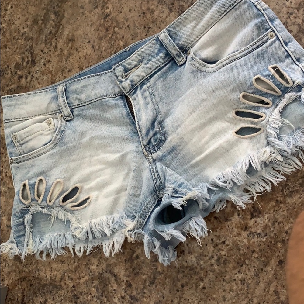 Ripped shorts